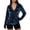 Dark Blue, variant on Hooded Tops for Women Velvet Drawstring Ruched Long Sleeve Shirts Work Dressy Casual V Neck Slim Fit Blouses