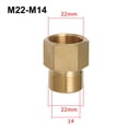 thumbnail image 1 of Pressure Washer Hose Extension Connector Male Thread Female Hose Coupler Adaptor B, 1 of 7