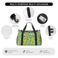 thumbnail image 4 of Picia Lemon1 Print Travel Duffle Bag,Weekender Bags for Women with Shoe Compartment, Gym Duffel Bag with Wet Pocket, Hospital Bags for Labor and Delivery, 4 of 7