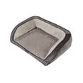 thumbnail image 3 of Serta Gel Memory Foam Quilted Ortho Couch Dog Bed, Small, Grey, 3 of 7