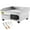 14" 1700W 110V, variant on KFFKFF 26" Commercial Electric Griddle 2800W, Adjustable Temperature from 122℉ to 572℉, Stainless Steel Flat Top Grill, 25.98" x 15.75" x 0.39", Includes 2 Shovels and 2 Brushes