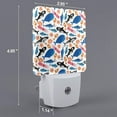 thumbnail image 2 of Pofeuu Cute Sea Animals Print Night Lights Plug into Wall with Dusk-to-Dawn Light Sensor, LED Nightlight for Bathroom, Adult, Hallway-UK, 2 of 7