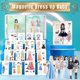 thumbnail image 5 of Juego de vestir muñecas de papel con imán, juego de vestir princesas con imán, juego de simulación y juego de viaje, juego de vestir muñecas con imán, A, 5 of 5
