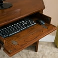 thumbnail image 3 of Leick Home Corner Computer Desk in Rustic Oak and Slate, 48-Inch, 3 of 7