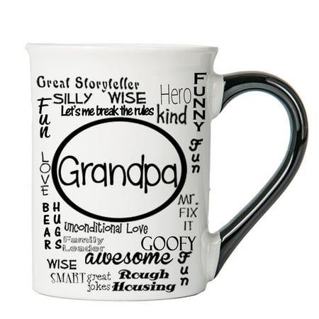 

Cottage Creek Grandpa Mug Ceramic 16oz. Multicolored 6 Grandpa Coffee Mug