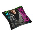 thumbnail image 2 of Fundas de almohada de terciopelo de Justin Bieber, fundas de almohada decorativas suaves y acogedoras con cremallera oculta para dormitorio, sofá, sillón, funda de almohada de terciopelo, 2 of 8