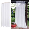 thumbnail image 3 of meriglare Rideaux d'Extérieur pour Patio - 1 Panneau Oeillets Dessus Intérieur Extérieur 132x243 cm, 3 of 8