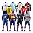 thumbnail image 1 of 21/22 Home Kits de fútbol para niños Camiseta de tiras azules Camiseta de fútbol Traje de entrenamiento Adulto-21-22 PSG Home Kit Neymar 10-24 BmatwkZeng Bmatwe Jersey, 1 of 3
