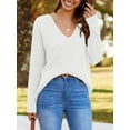 thumbnail image 6 of Sherrylily Women Oversized Deep V Neck Sweaters Sweater Pullover Long Sleeve Jumper, 6 of 6