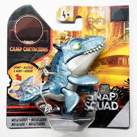 Jurassic Snap Squad Mosasaurus Camp Cretaceous Dinosaur Figure
