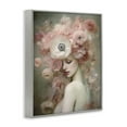 thumbnail image 4 of Stupell Industries Blush Florals Portrait Novelty Painting Gray Framed Art Print Wall Art, 16 x 20, 4 of 10