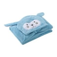 thumbnail image 1 of Toalla de baño con capucha para niños | Bata de baño para bebés | Toalla de baño de franela súper absorbente para niños pequeños después de la ducha o la piscina, 1 of 2