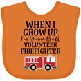 thumbnail image 3 of Inktastic Firefighter Volunteer Fireman Boys Baby Bib, 3 of 4