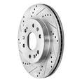 thumbnail image 4 of Detroit Axle - 12.99" inch Front Drilled Brake Rotors for Chevrolet Suburban Avalanche Tahoe GMC Savana 1500 Yukon Cadillac Escalade, 4 of 6