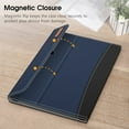 thumbnail image 6 of Fintie Case for Samsung Galaxy Tab S8 Ultra 14.6 inch 2022 (Model SM-X900/X906), Multiple Angle Portfolio Cover with Pocket Auto Sleep/Wake, Navy, 6 of 8
