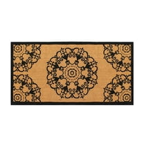 A1HC First Impression Hand Crafted Entry Coir Double Doormat, 72" L x 36" W, X-Large
