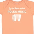 thumbnail image 4 of Inktastic Life's Better Polka Music Boys or Girls Baby Bodysuit, 4 of 5