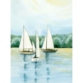 thumbnail image 2 of Popp, Grace 12x14 Black Ornate Wood Framed with Double Matting Museum Art Print Titled - Afternoon Sail II, 2 of 4
