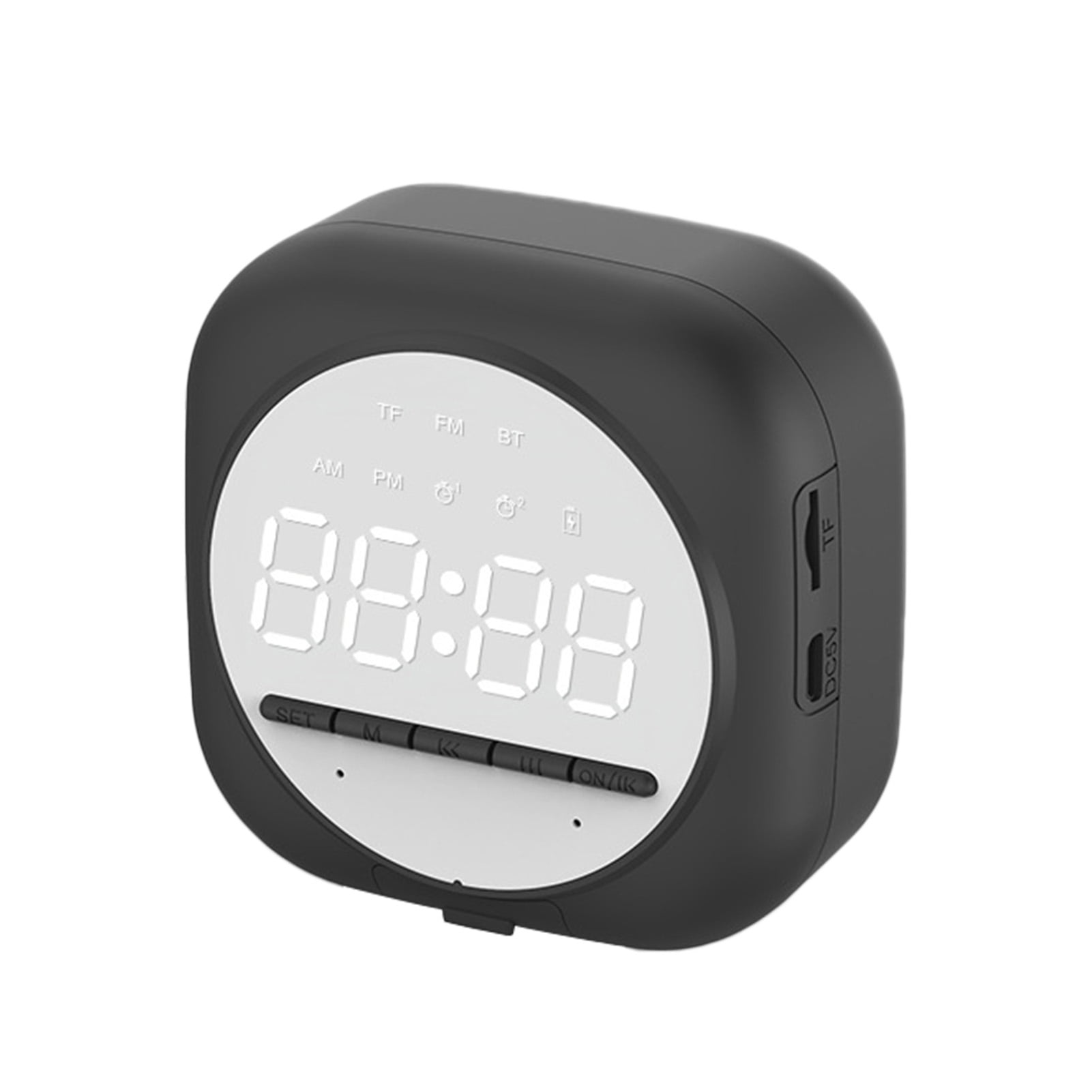 Citystores Bluetooth 5.0 2 In 1 Mini LED Screen Mirror Night Light