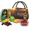 thumbnail image 3 of Fotbe Lizard With Sunglasses Sunset Bolsa Térmica Portátil con Estampado, Bolsa de Entrega de Alimentos Aislada, Bolsa Reutilizable de Gran Capacidad para Comidas y Supermercado, 3 of 6