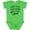 Apple Green, variant on Inktastic Dance Like Frosty, Shine Like Rudolph, Give Like Santa Boys or Girls Baby Bodysuit