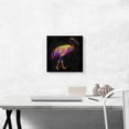 thumbnail image 2 of ARTCANVAS Crane Colorful Animal Bird Canvas Art Print - Size: 12" x 12" (1.50" Deep), 2 of 9