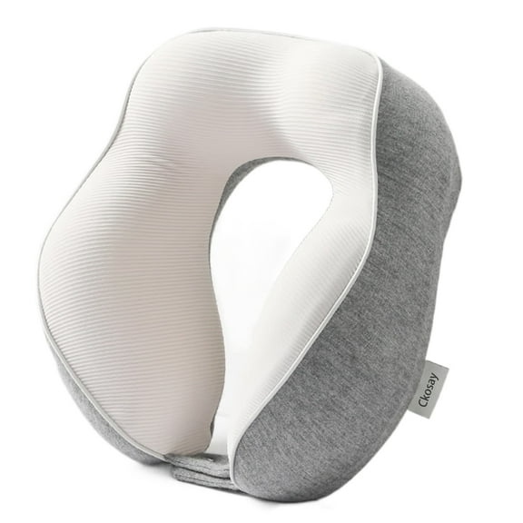 Ckosay U-shaped pillows, Adult Cozy Soft Microfiber Neck Pillow for Travel – Compact, Machine Washable