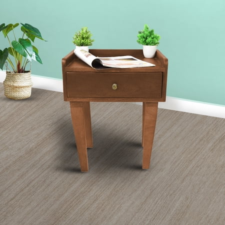 Handmade 100% Mango Wood Teak Color Rectangular Shaped Indoor Side Table