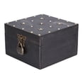 thumbnail image 1 of Retro Wooden Box, Treasure Wooden Box Portable Decorative Safe With Password Lock For Ornament For Living Room For Home, 1 of 8