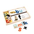 thumbnail image 4 of Juguetes de madera para aprender a deletrear para niños de 2, 3, 4 y 5 años, juguete educativo de aprendizaje temprano, juego de emparejar letras y, 4 of 9