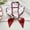 D, variant on Namzi Elegant Personalized Scarf, Red Series Long Striped Small Scarf, Narrow and Long Striped Ribbon, Neck Tie, Hair Tie, Bag Decoration, Hand Gift Ribbon -1 piece (A)