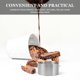 thumbnail image 5 of 1 juego de aros de acero inoxidable para derretir chocolate de 9,9 cm. Herramientas para moldear chocolate para postres, pasteles y quesos, fondue y accesorios de moldeado con clip., 5 of 7