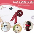 thumbnail image 4 of Holzlrgus Bow Tie for Women, Satin Ribbon Girls Self-tie Bowtie for Uniform, School, Wedding, Cosplay, T-shirt Accessory, 4 of 7