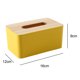 thumbnail image 2 of Cubierta de caja de pañuelos de madera para pañuelos faciales de papel, soporte de caja de pañuelos rectangular de madera, 2 of 5