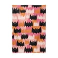 thumbnail image 2 of 60x90 Inch Tablecloth Polyester Square Tablecloth for Home Kitchen Dinner Decor Orange and Black Bats, 2 of 9