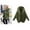 Army Green, variant on Daolelai Women's Winter Long Sleeve Hooded Warm Wool Cardigan Jacket