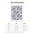 thumbnail image 4 of Throw Blanket for Couch Sofa and Bed, Paisley Pattern No.9084 Super Soft Plush Throw Blanket, Fuzzy Cuteness Comfy Warm Washable Flannel Blanket & Throws for All Season 60"x50", 4 of 5