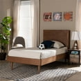 thumbnail image 6 of Bowery Hill Walnut Brown Finished Wood Twin Size Platform Bed, 6 of 9