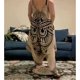 thumbnail image 2 of Vestido de pelele de búho - Divertido vestido de pelele de búho Tik Tok para mujer - Transpirable y ligero para usar en fiestas - 100 % algodón, 2 of 5