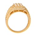 thumbnail image 2 of Shaquille O'Neal Men's Simulated Diamond Yellow Gold Plated Sterling Silver Ring, Size 11, 2 of 6