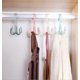 thumbnail image 4 of Space Saving Rotated Hanger Hooks Wardrobe Clothes Rack Hanger Organizer Bag Hanger Shoes Belt Scarf gift, 4 of 4