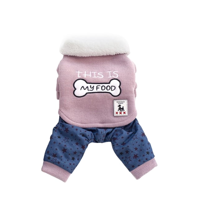 Ropa para mascotas Sudaderas para perros Chaquetas de algodón para gatos Suave y cálida Ropa pa Romacci Ropa de algodón