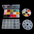 thumbnail image 4 of Transparent Plastic Storage Jewelry Box Plastic Compartment Adjustable Container Storage Boxes Beads Ring Earring Organizer Case 08-12 grids, 4 of 6