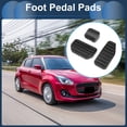 thumbnail image 2 of Unique Bargains 3 Pcs Automatic Foot Accelerator Pedal Covers for Suzuki Swift No Mark Black, 2 of 6