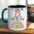thumbnail image 5 of 75th Birthday Gifts For Women, 1949 Gifts For Women, 75 Year Old Birthday Gifts For Women, 75th Birthday Gift Ideas, 75 Birthday Gifts For Women, 75th Birthday, Forty Mothers Day Mug 11OZ, 5 of 6