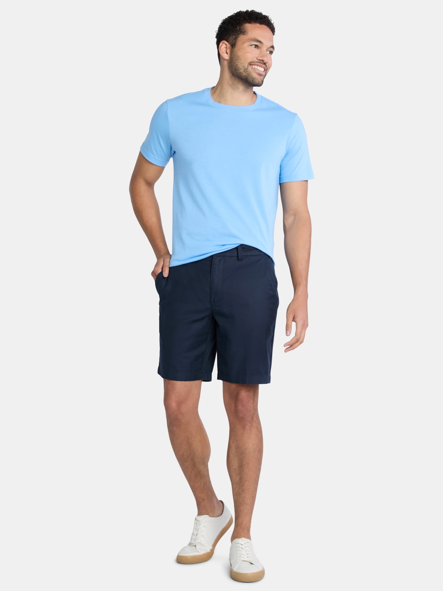 George Men's and Big Men's Classic Fit Crewneck Tee with Short Sleeves, Sizes XS-3XL