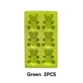 thumbnail image 4 of Toystoory 2 uds moldes de silicona para helado molde para hornear pudín de Chocolate utensilios para hornear decoración herramienta hecha a mano Herramientas y accesorios para hornear Verde Toystoory HA081028-01, 4 of 6