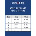 thumbnail image 3 of Jerzees Youth Fleece Crew Sweatshirt, J Navy, Small, 3 of 3