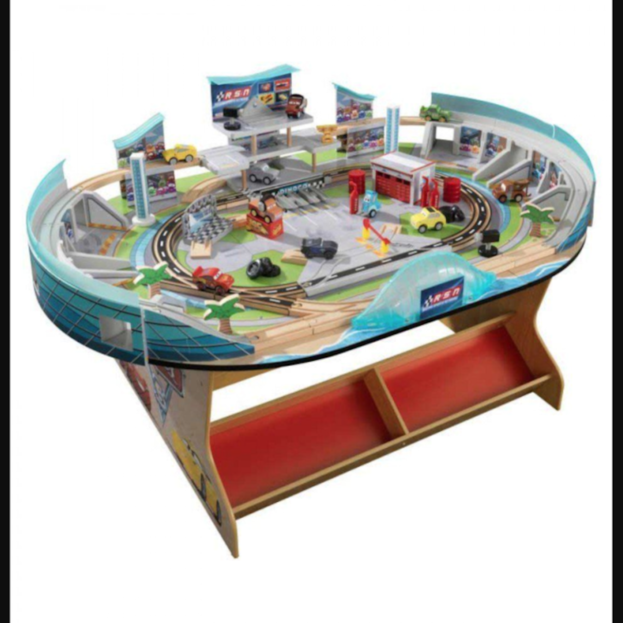 kids race track table