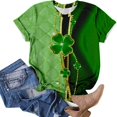 thumbnail image 2 of Camisetas Casuales de Manga Corta con Cuello de Tripulación Impresa de San Valentín Tee Gráfica Ligera Top 95% Poliéster 5% Elastano para el Uso Diario, Camiseta de Moda Cómoda, 2 of 9